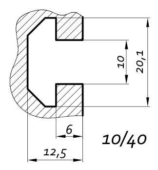 Rowek N10 (typ 10/40)